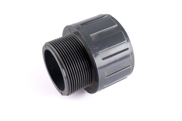 Nippel PVC udvendigt gevind ½ - 3/8″ indvendigt gevind